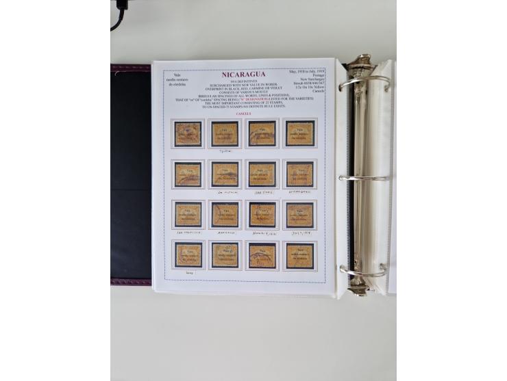 1890/1919, extensive mint never hinged/unused and used collection, incl. Officials and Telegraphs, many interesting items and