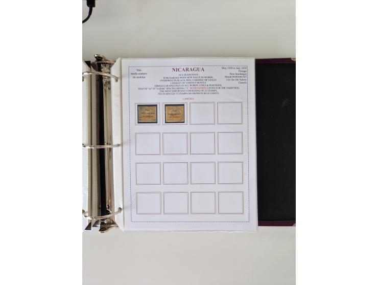 1890/1919, extensive mint never hinged/unused and used collection, incl. Officials and Telegraphs, many interesting items and