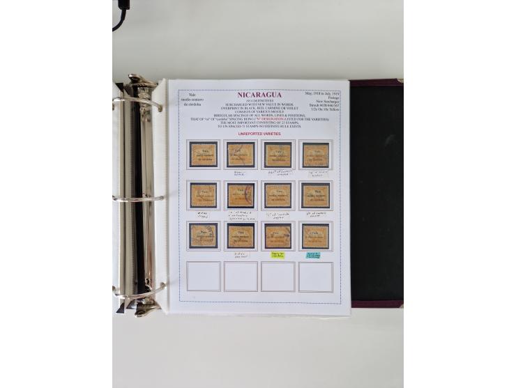 1890/1919, extensive mint never hinged/unused and used collection, incl. Officials and Telegraphs, many interesting items and