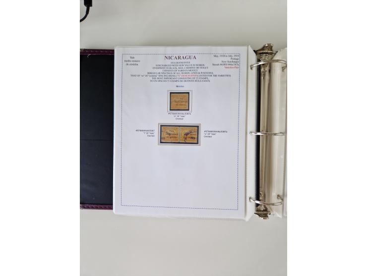 1890/1919, extensive mint never hinged/unused and used collection, incl. Officials and Telegraphs, many interesting items and