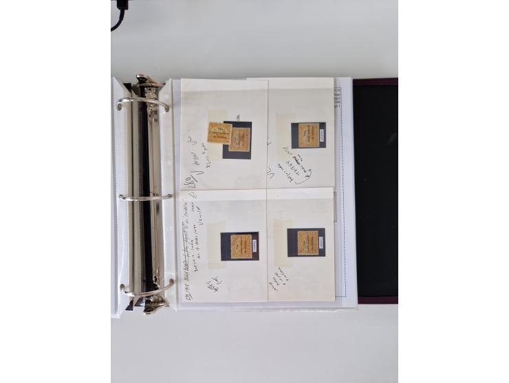 1890/1919, extensive mint never hinged/unused and used collection, incl. Officials and Telegraphs, many interesting items and