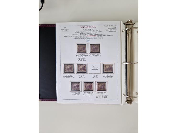 1890/1919, extensive mint never hinged/unused and used collection, incl. Officials and Telegraphs, many interesting items and