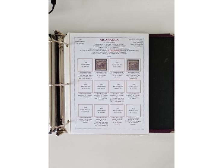 1890/1919, extensive mint never hinged/unused and used collection, incl. Officials and Telegraphs, many interesting items and