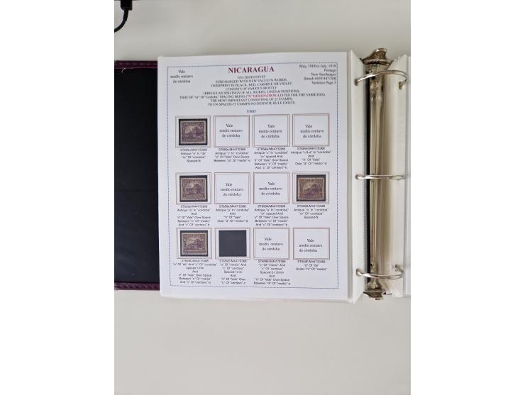 1890/1919, extensive mint never hinged/unused and used collection, incl. Officials and Telegraphs, many interesting items and