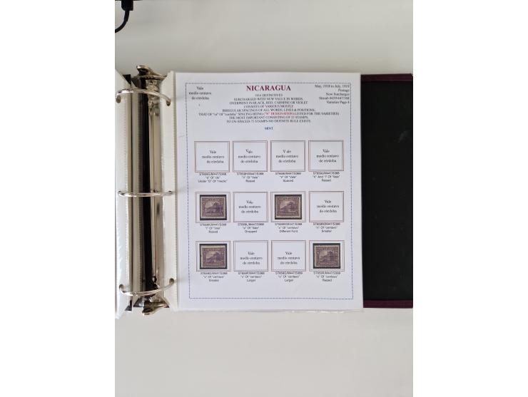 1890/1919, extensive mint never hinged/unused and used collection, incl. Officials and Telegraphs, many interesting items and