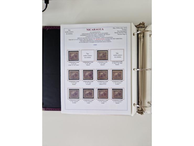 1890/1919, extensive mint never hinged/unused and used collection, incl. Officials and Telegraphs, many interesting items and