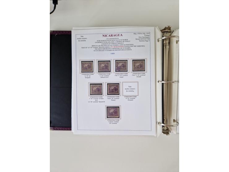 1890/1919, extensive mint never hinged/unused and used collection, incl. Officials and Telegraphs, many interesting items and