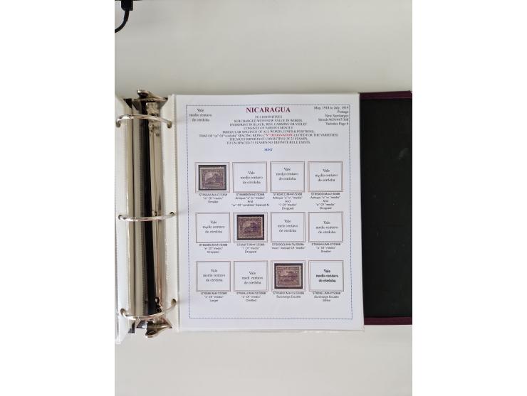 1890/1919, extensive mint never hinged/unused and used collection, incl. Officials and Telegraphs, many interesting items and