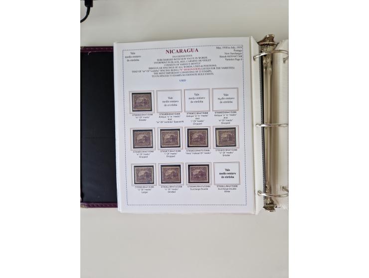 1890/1919, extensive mint never hinged/unused and used collection, incl. Officials and Telegraphs, many interesting items and