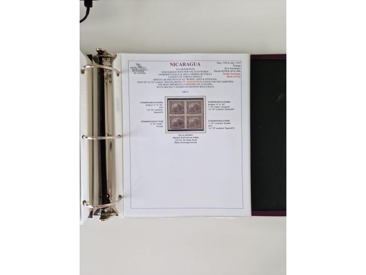 1890/1919, extensive mint never hinged/unused and used collection, incl. Officials and Telegraphs, many interesting items and