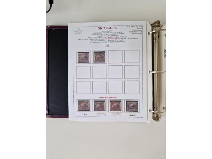 1890/1919, extensive mint never hinged/unused and used collection, incl. Officials and Telegraphs, many interesting items and