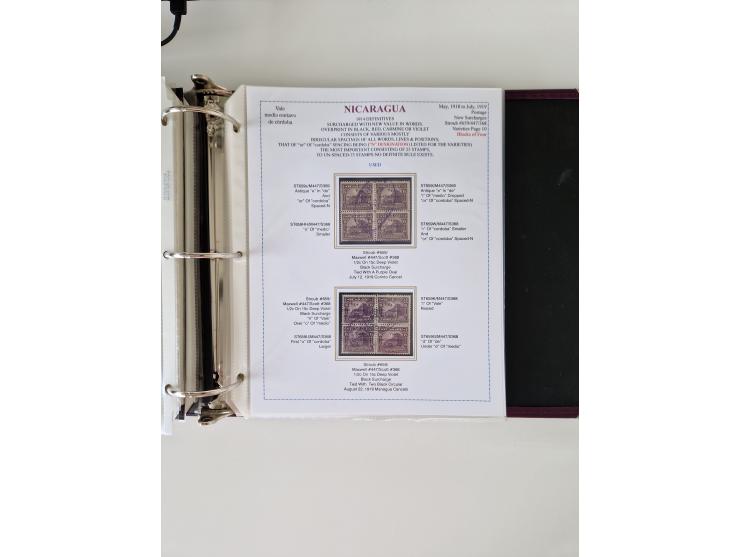 1890/1919, extensive mint never hinged/unused and used collection, incl. Officials and Telegraphs, many interesting items and