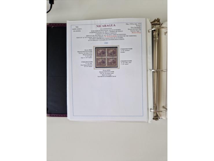 1890/1919, extensive mint never hinged/unused and used collection, incl. Officials and Telegraphs, many interesting items and