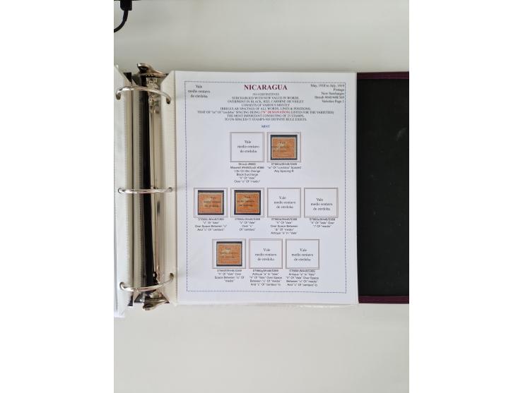 1890/1919, extensive mint never hinged/unused and used collection, incl. Officials and Telegraphs, many interesting items and