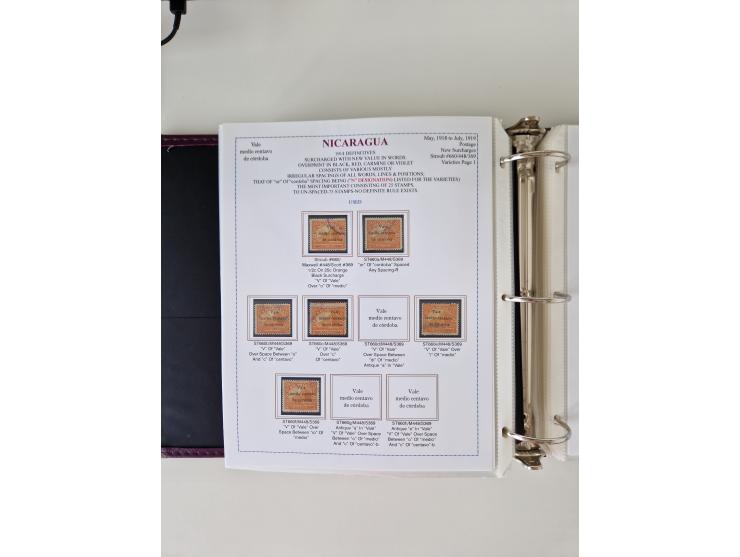 1890/1919, extensive mint never hinged/unused and used collection, incl. Officials and Telegraphs, many interesting items and