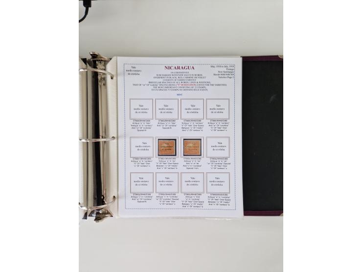 1890/1919, extensive mint never hinged/unused and used collection, incl. Officials and Telegraphs, many interesting items and