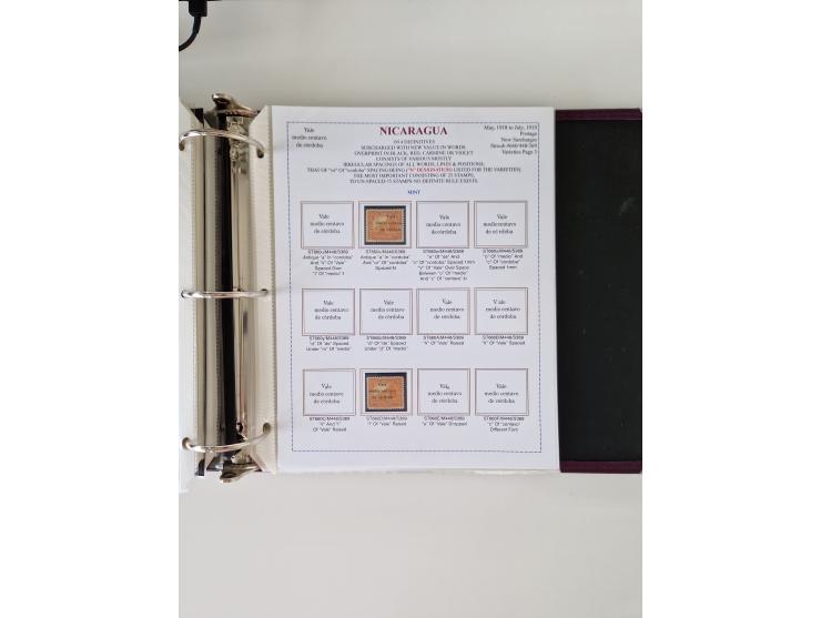 1890/1919, extensive mint never hinged/unused and used collection, incl. Officials and Telegraphs, many interesting items and