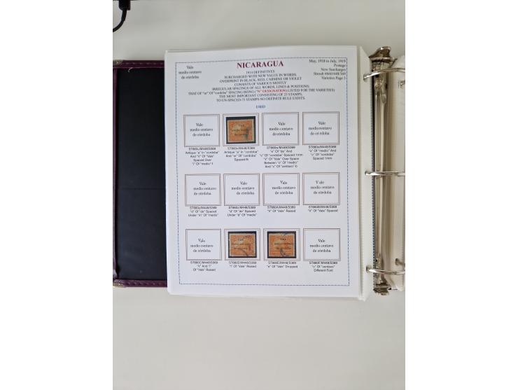 1890/1919, extensive mint never hinged/unused and used collection, incl. Officials and Telegraphs, many interesting items and