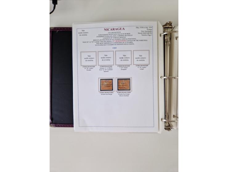 1890/1919, extensive mint never hinged/unused and used collection, incl. Officials and Telegraphs, many interesting items and