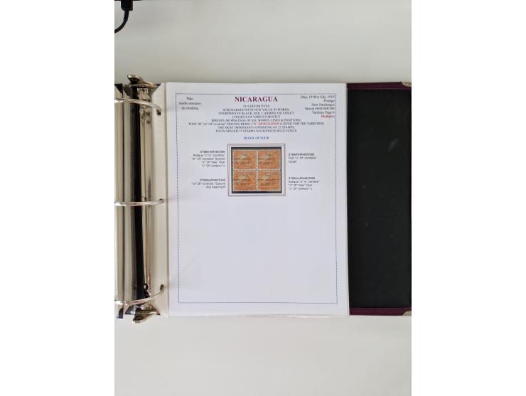 1890/1919, extensive mint never hinged/unused and used collection, incl. Officials and Telegraphs, many interesting items and