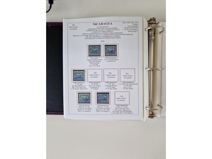 1890/1919, extensive mint never hinged/unused and used collection, incl. Officials and Telegraphs, many interesting items and