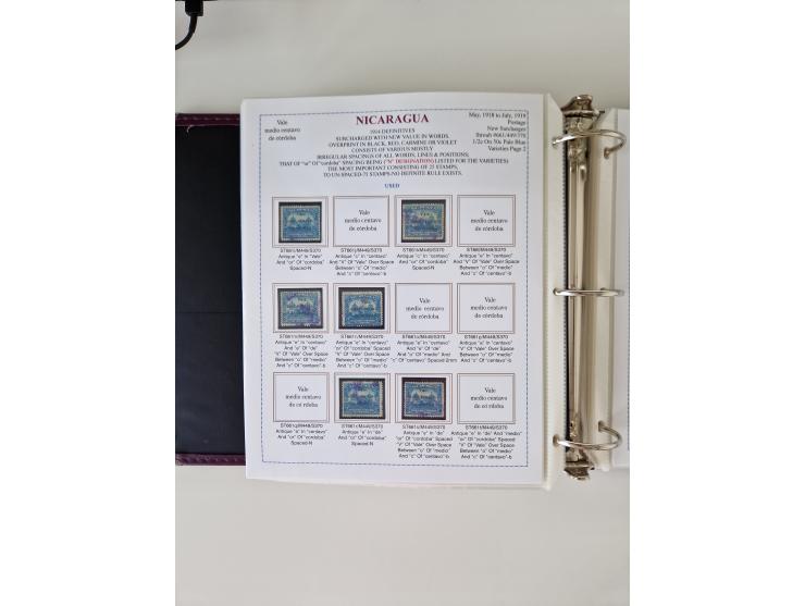 1890/1919, extensive mint never hinged/unused and used collection, incl. Officials and Telegraphs, many interesting items and