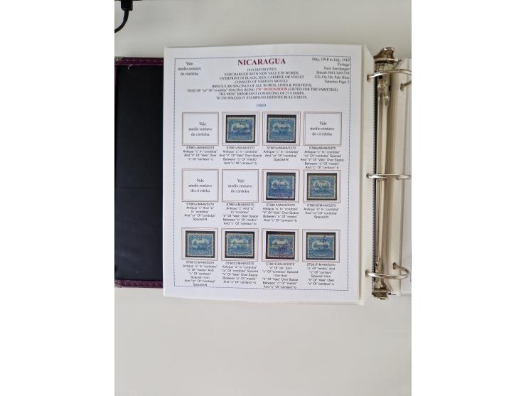 1890/1919, extensive mint never hinged/unused and used collection, incl. Officials and Telegraphs, many interesting items and