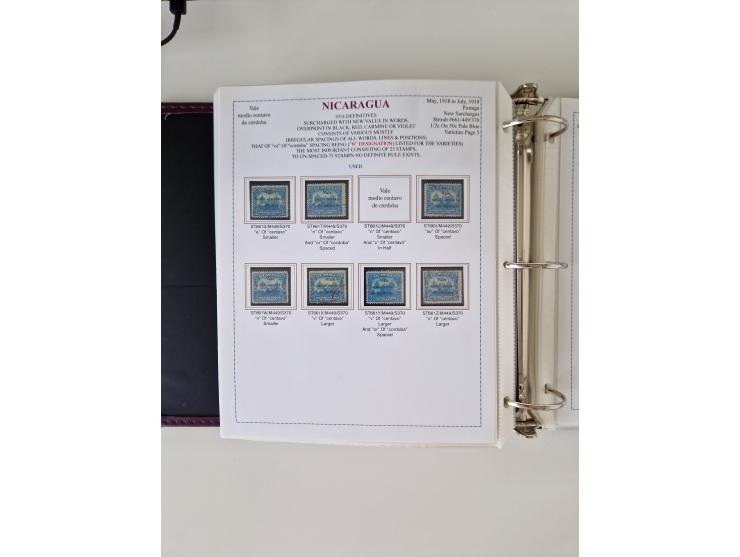 1890/1919, extensive mint never hinged/unused and used collection, incl. Officials and Telegraphs, many interesting items and