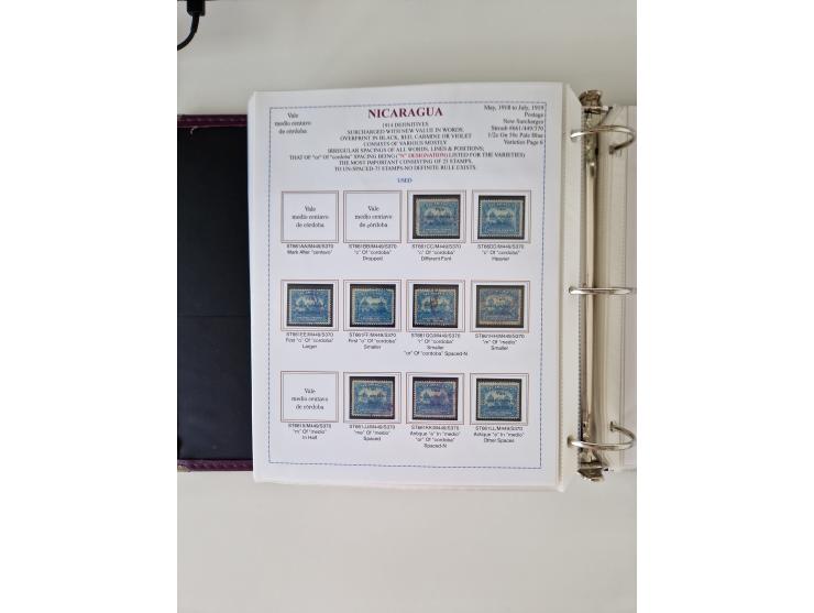 1890/1919, extensive mint never hinged/unused and used collection, incl. Officials and Telegraphs, many interesting items and