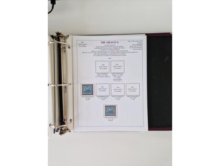 1890/1919, extensive mint never hinged/unused and used collection, incl. Officials and Telegraphs, many interesting items and