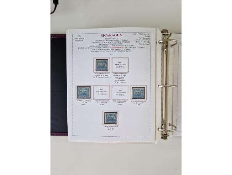 1890/1919, extensive mint never hinged/unused and used collection, incl. Officials and Telegraphs, many interesting items and