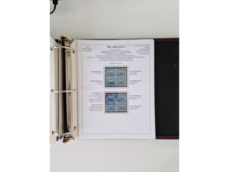 1890/1919, extensive mint never hinged/unused and used collection, incl. Officials and Telegraphs, many interesting items and