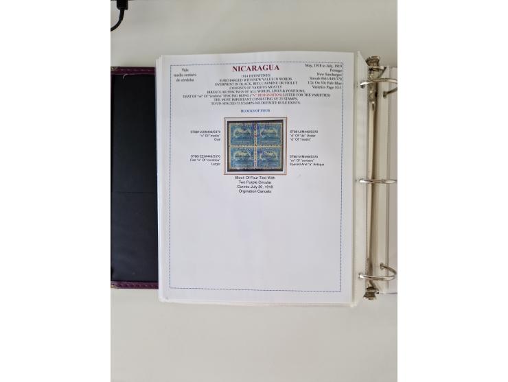 1890/1919, extensive mint never hinged/unused and used collection, incl. Officials and Telegraphs, many interesting items and