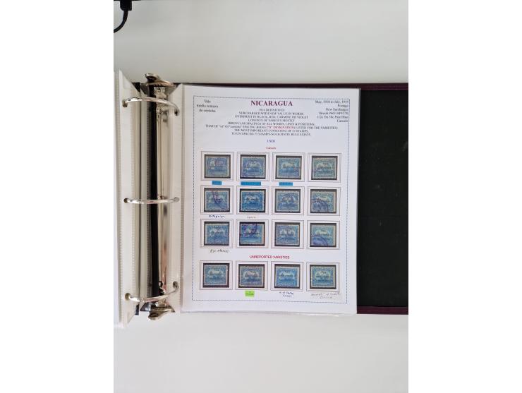 1890/1919, extensive mint never hinged/unused and used collection, incl. Officials and Telegraphs, many interesting items and