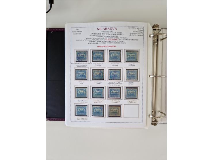 1890/1919, extensive mint never hinged/unused and used collection, incl. Officials and Telegraphs, many interesting items and