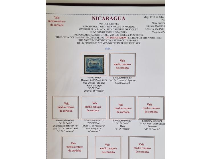 1890/1919, extensive mint never hinged/unused and used collection, incl. Officials and Telegraphs, many interesting items and