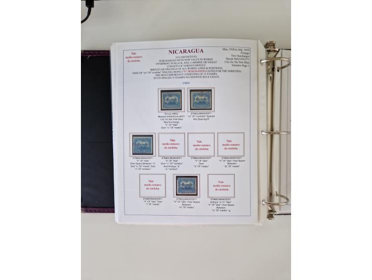 1890/1919, extensive mint never hinged/unused and used collection, incl. Officials and Telegraphs, many interesting items and