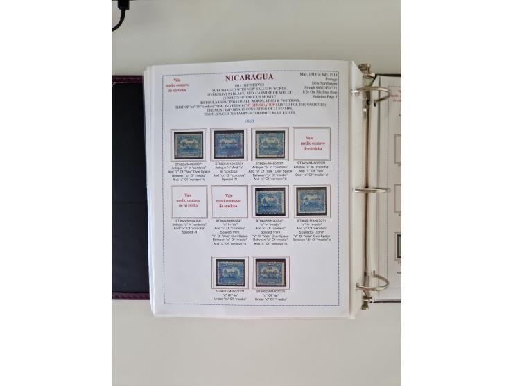 1890/1919, extensive mint never hinged/unused and used collection, incl. Officials and Telegraphs, many interesting items and