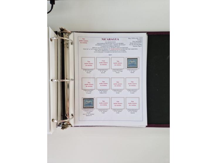 1890/1919, extensive mint never hinged/unused and used collection, incl. Officials and Telegraphs, many interesting items and