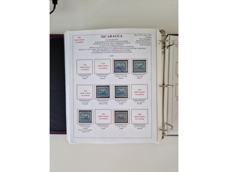 1890/1919, extensive mint never hinged/unused and used collection, incl. Officials and Telegraphs, many interesting items and