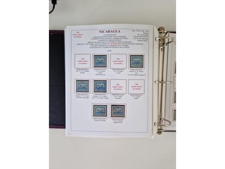 1890/1919, extensive mint never hinged/unused and used collection, incl. Officials and Telegraphs, many interesting items and