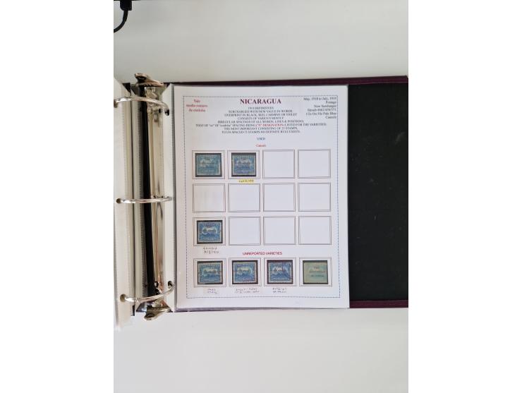 1890/1919, extensive mint never hinged/unused and used collection, incl. Officials and Telegraphs, many interesting items and