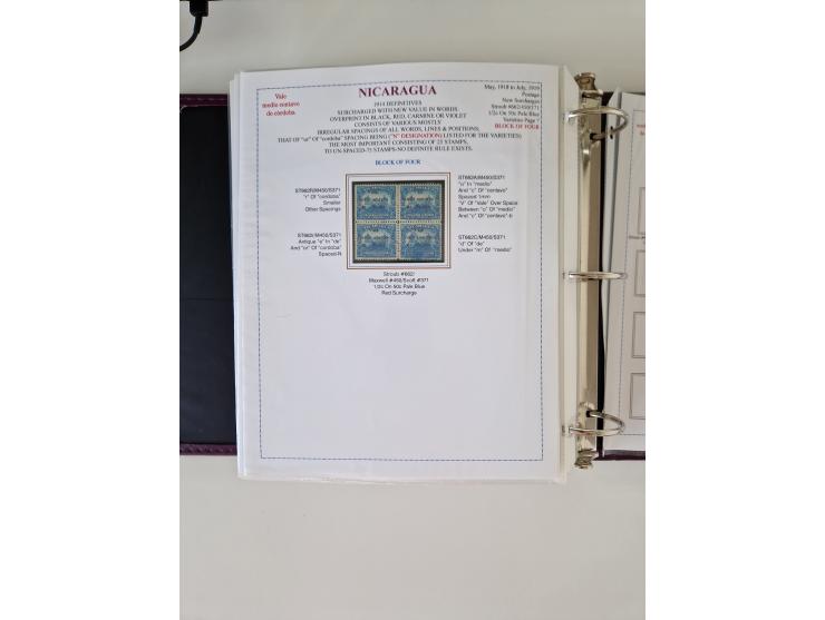 1890/1919, extensive mint never hinged/unused and used collection, incl. Officials and Telegraphs, many interesting items and