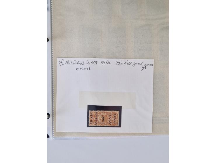 1890/1919, extensive mint never hinged/unused and used collection, incl. Officials and Telegraphs, many interesting items and