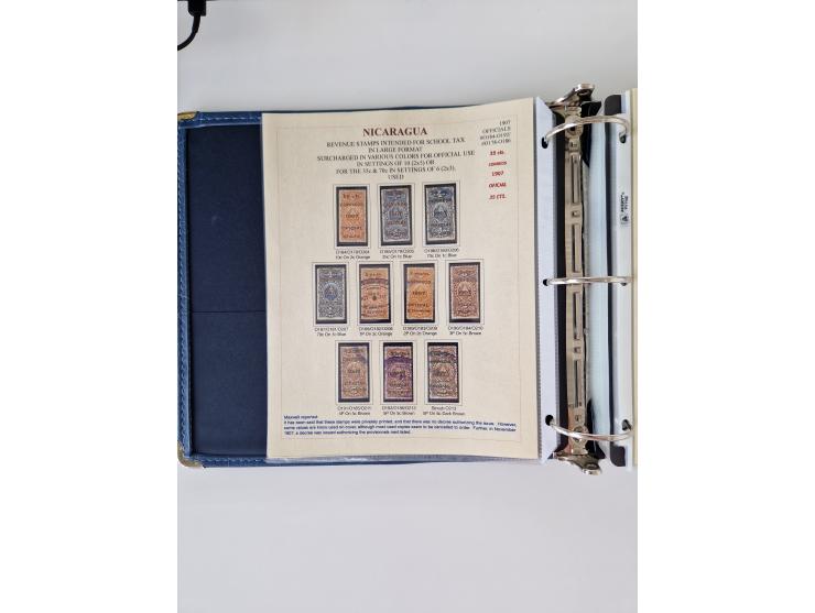 1890/1919, extensive mint never hinged/unused and used collection, incl. Officials and Telegraphs, many interesting items and