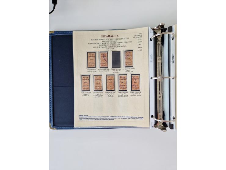 1890/1919, extensive mint never hinged/unused and used collection, incl. Officials and Telegraphs, many interesting items and