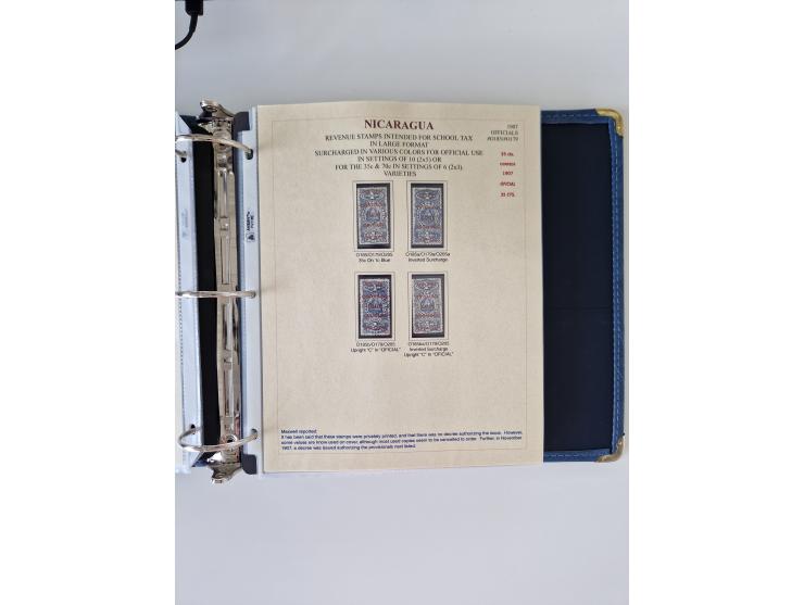 1890/1919, extensive mint never hinged/unused and used collection, incl. Officials and Telegraphs, many interesting items and