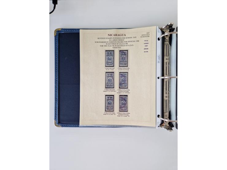 1890/1919, extensive mint never hinged/unused and used collection, incl. Officials and Telegraphs, many interesting items and