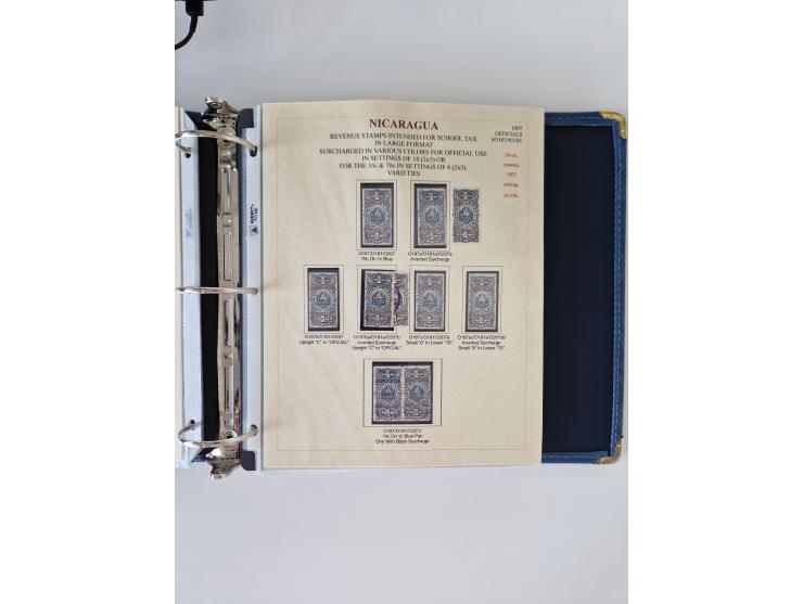 1890/1919, extensive mint never hinged/unused and used collection, incl. Officials and Telegraphs, many interesting items and