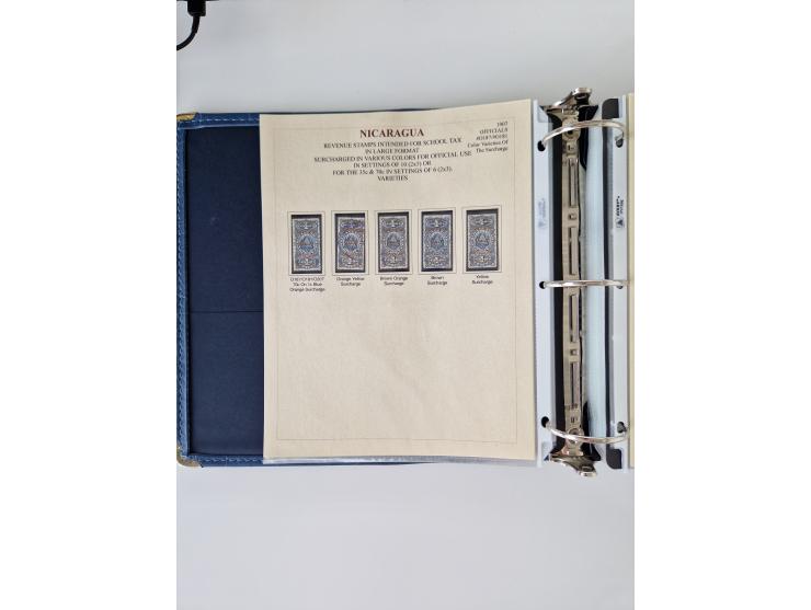 1890/1919, extensive mint never hinged/unused and used collection, incl. Officials and Telegraphs, many interesting items and